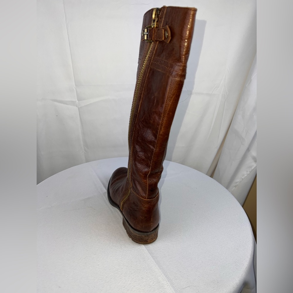 Franco Sarto Women Rustic Leather Boots 9.5 - Picture 8 of 12